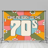 Brauch 70er Jahre Groovig Sonnenschein Streifen Geburtstag Hintergrund